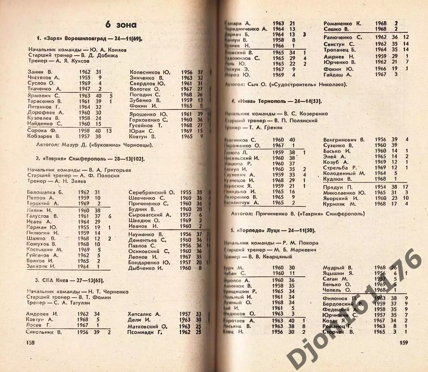 «Футбол 1986-1987. Чемпионаты. Кубки. Турниры». 4