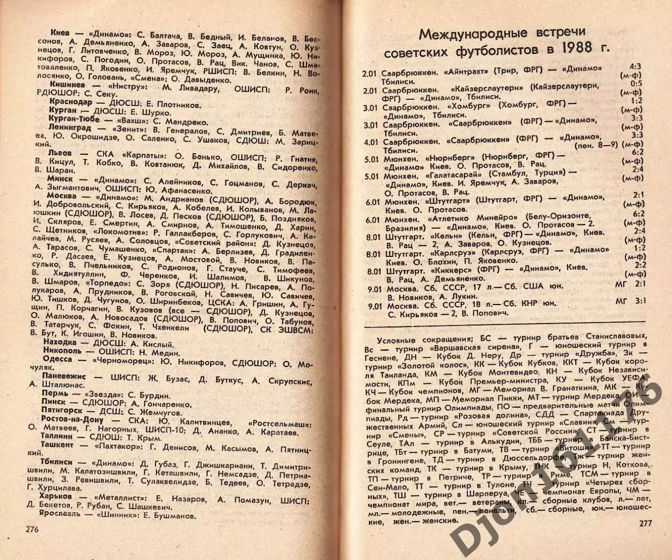 «Футбол 1988-1989. Чемпионаты. Турниры. Кубки». 4