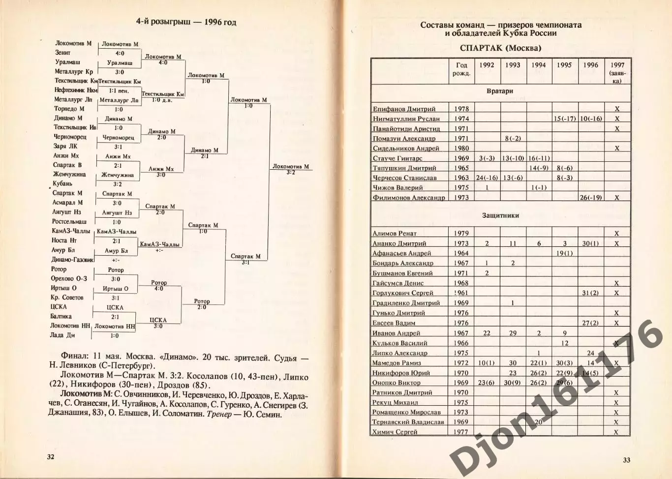 Б.А.Пирогов. Футбол-97. Пять лет Российского футбола 2