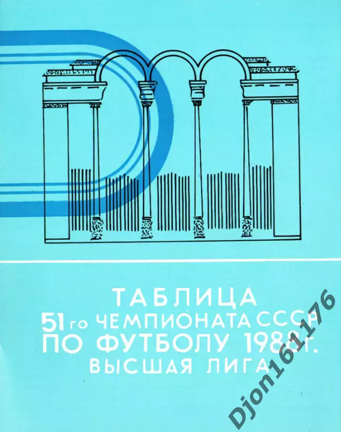 «Таблица 51-го чемпионата СССР по футболу 1988г. Высшая лига». Минск