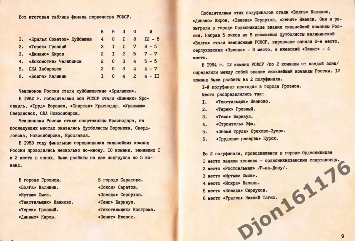 «Футбол-70. Справочник-календарь. Класс «Б». Федерация футбола БАССР. Уфа 3