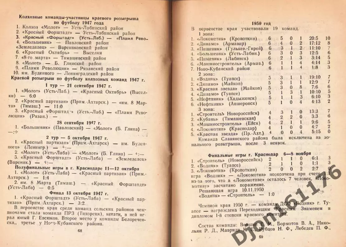 «Футбол-92. Высшая лига Российского футбола 1 и 2 круг. Краснодар 4