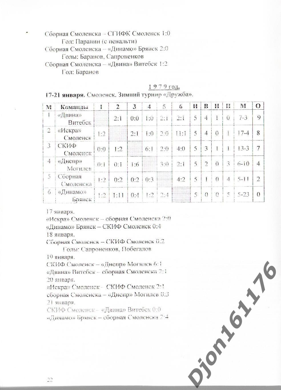 А.В.Перетятько, А.В.Попов. «Товарищеские матчи команд Смоленщины». 3