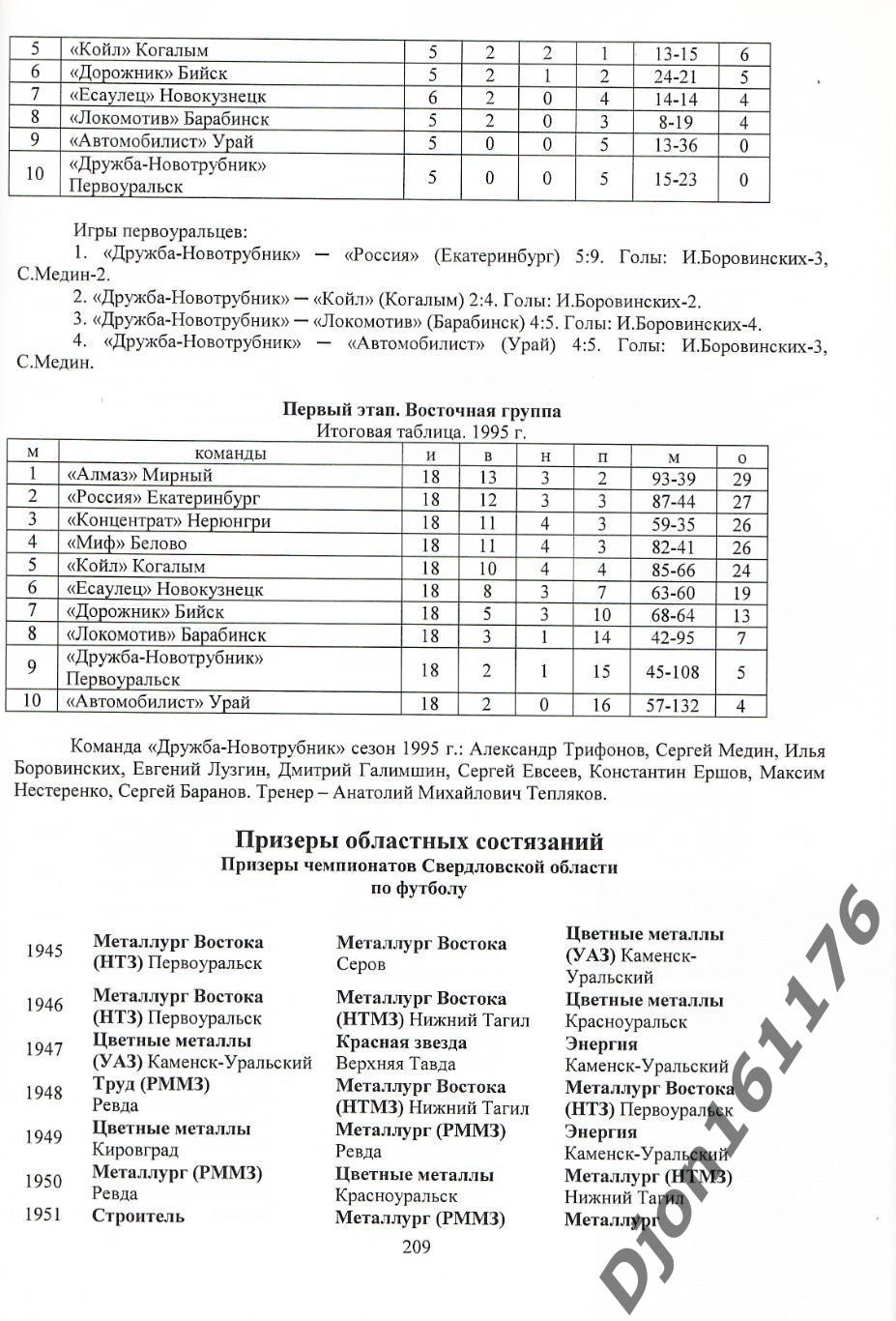 В.А.Трусов. «100 лет футболу в Первоуральске». Второе дополненное издание. 5
