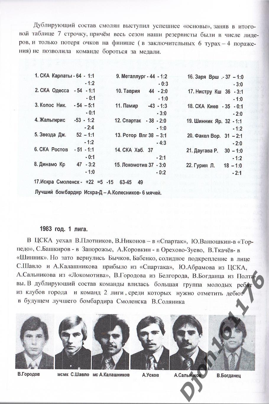 А.В.Слепнев. «Смоленский футбол (1980-1993). 2