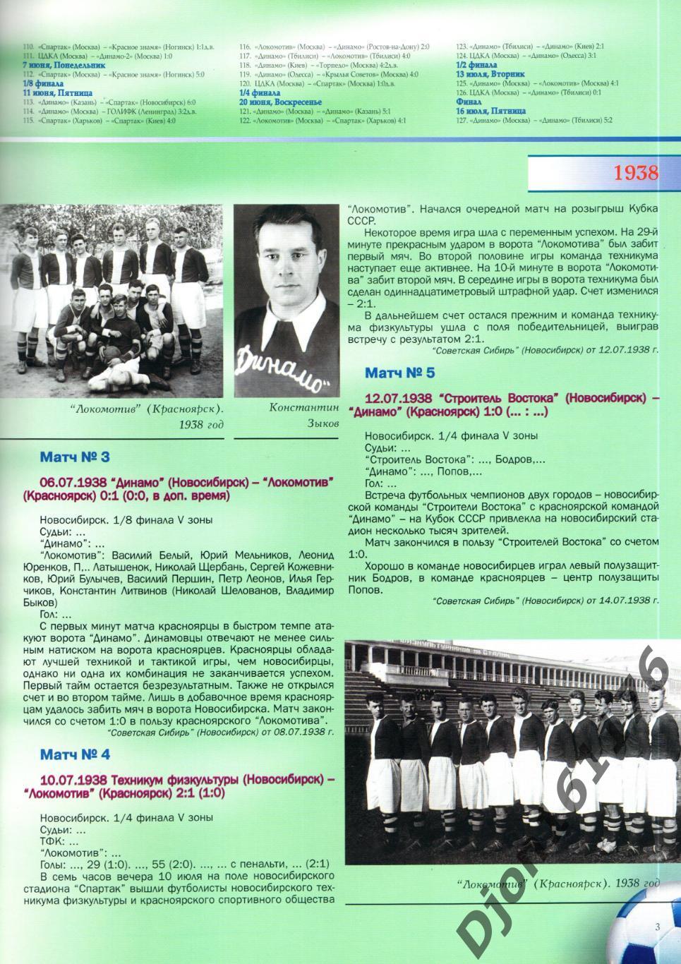 «Красноярские команды в Кубковых турнирах. Кубок СССР. Часть 1». 1