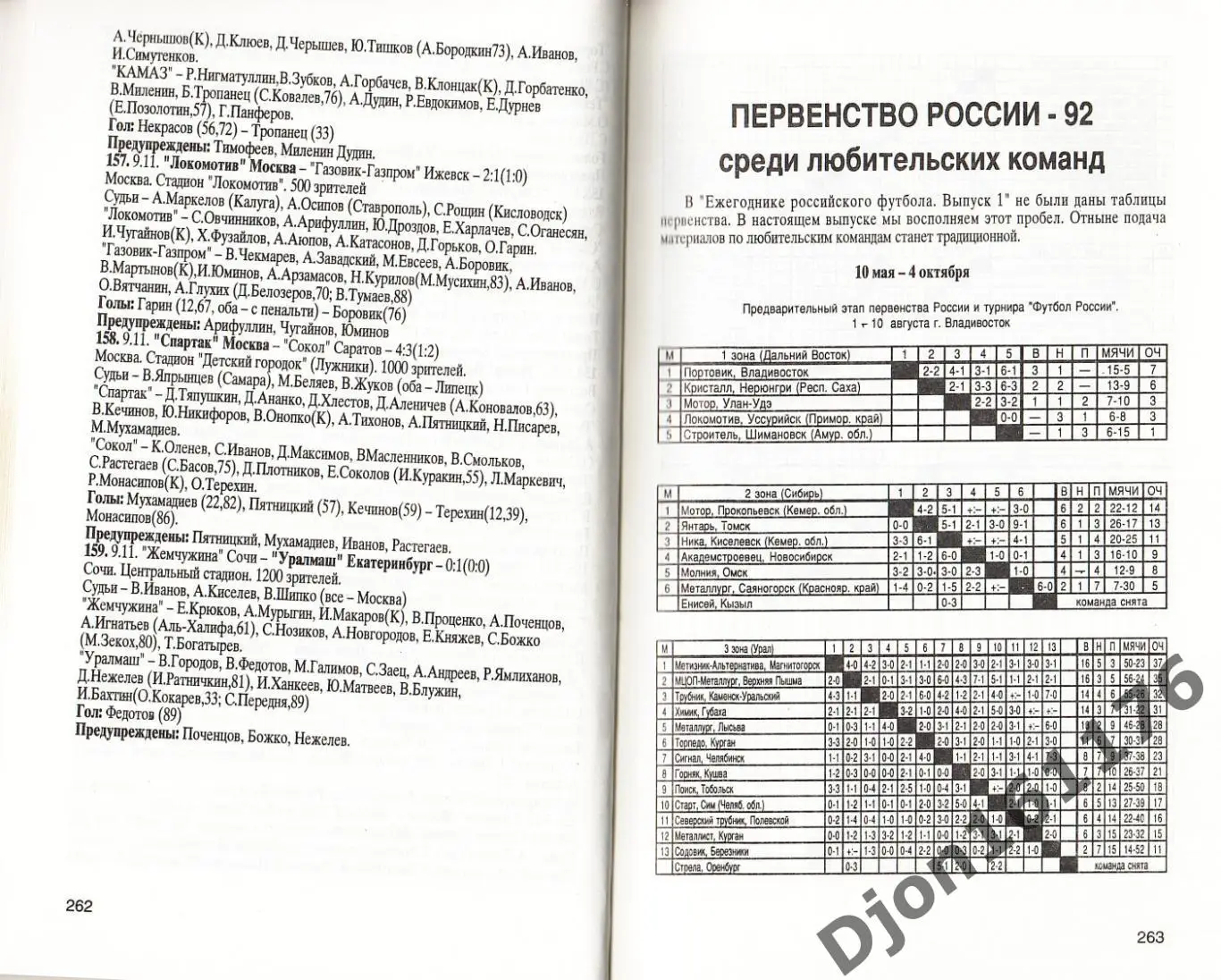 «Ежегодник Российского футбола. Выпуск 3. Чемпионаты, турниры, кубки сезона 1994 5