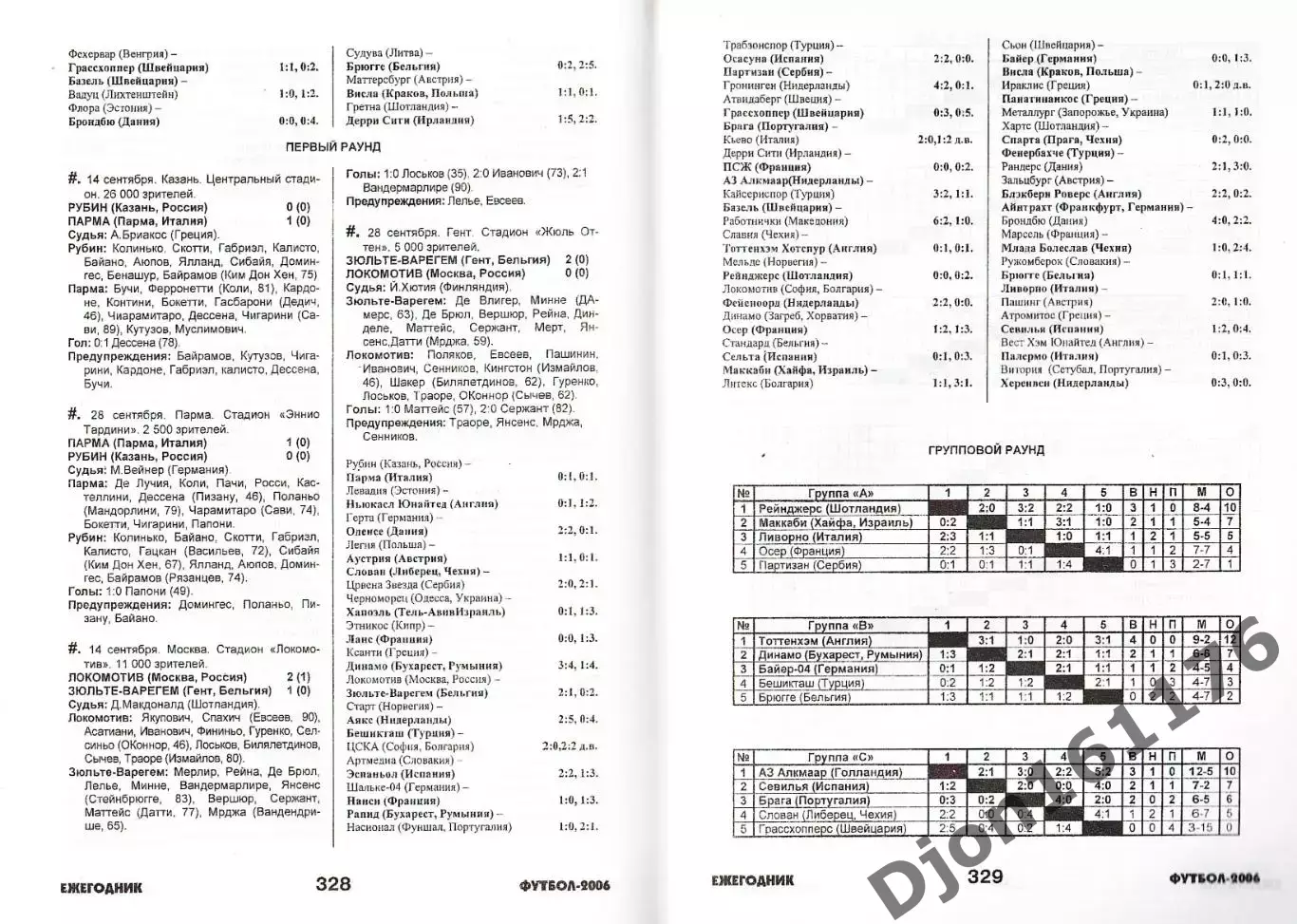 Футбол-2006. Статистические данные российского футбола. Ежегодник 7
