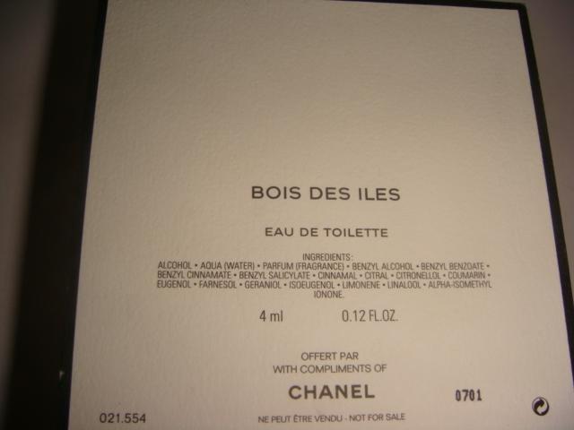 Туалетная вода Chanel Bois des Iles 4 мл винтаж 2
