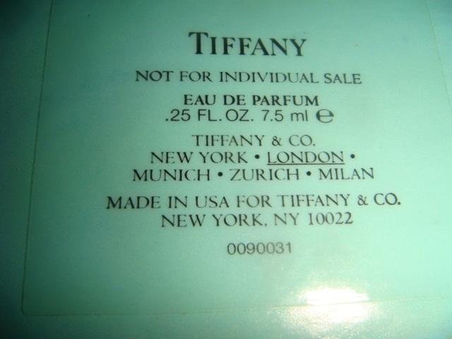 Винтажные духи Tiffany 7, 5 мл оригинал, в оригинальной коробке.60х годов. 2