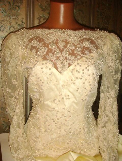 Свадебное платье в стиле Grace Kelly Грейс Келли в викторианском стиле. 3