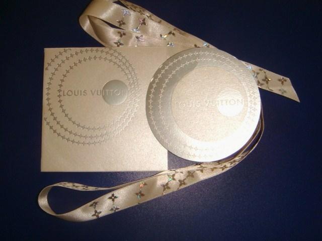 Лента и открытка для упаковки подарка Louis Vuitton оригинал 1