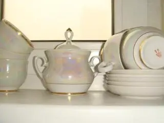 Сервиз перламутровый чайный винтаж 80х годов