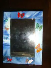 Рамка для фото бабочки мурано Murano винтаж 80х