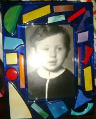 Рамка для фото мозаика арт деко мурано Murano винтаж 80х