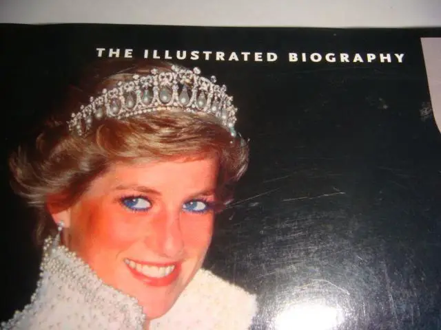 Книга мини Принцесса Диана Diana Princess of Wales 1998 год 1