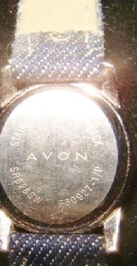 Часы женские ф. Avon винтаж на джинсовом ремешке 3