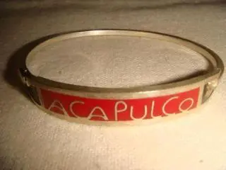 Браслет серебро перламутр эмаль 925 винтаж 80х