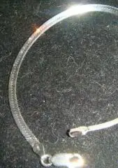 Браслет серебро ленточка винтаж Италия