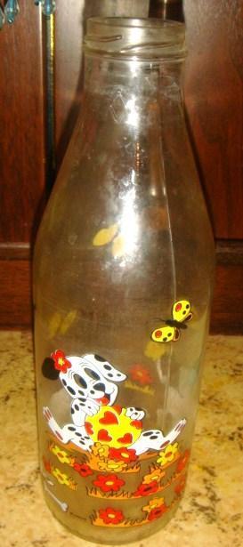 Бутылка Далматинцы стекло винтаж 60-х годов