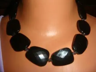 Бусы с лазерной обработкой Германия винтаж 70х