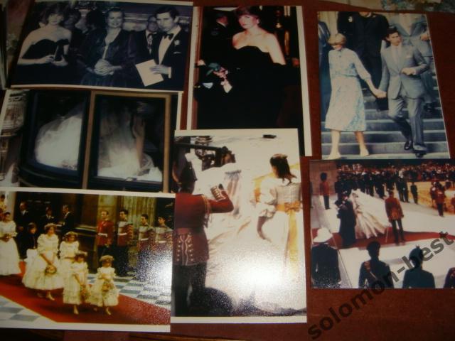 Фотографии свадьбы Принцессы Дианы 45 шт.1981 год 1