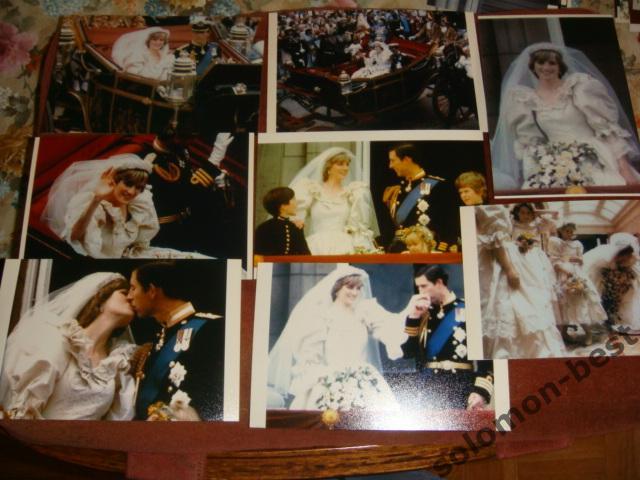 Фотографии свадьбы Принцессы Дианы 45 шт.1981 год 4