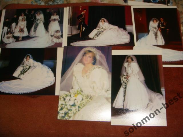 Фотографии свадьбы Принцессы Дианы 45 шт.1981 год 5