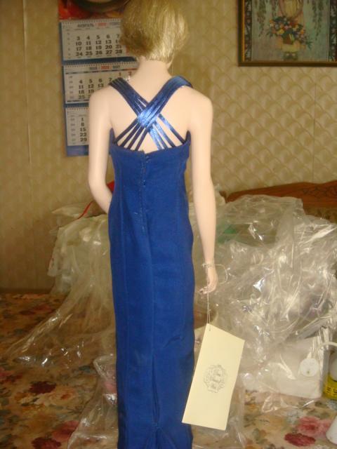 Кукла Принцесса Диана в синем вечернем платье 1999 год фарфор 2