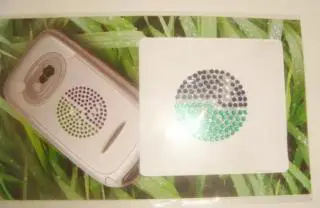 Наклейка со стразами Мегафон