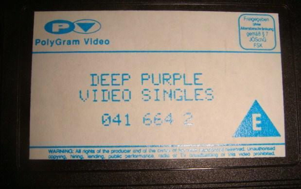 Deep Purple video singles 1