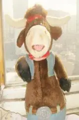 Козлик рокер плюшевый винтаж 90х