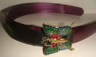 Ободок лента бабочка от Chanel