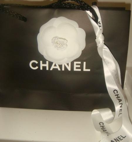 Пакет Шанель малый с лентой и камелией Chanel оригинал 2