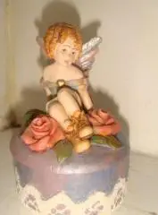 Шкатулка Дюймовочка Ангел Hallmark Англия винтаж 80 х годов