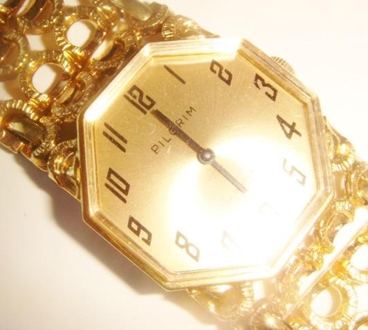 Браслет часы женские винтаж Piligrim 83 год 1