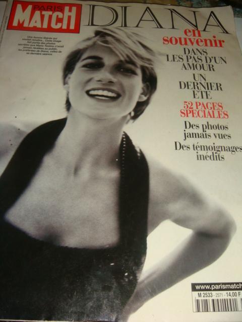 Журнал Paris Match о Принцессе Диане 1997 год