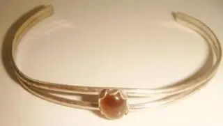 Браслет с тигровым глазом винтаж 50х годов