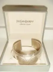 Браслет YSL Yves Saint Laurent серебро винтаж 80х