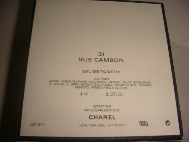 Туалетная вода Chanel Rue Cambon 4 мл винтаж 2