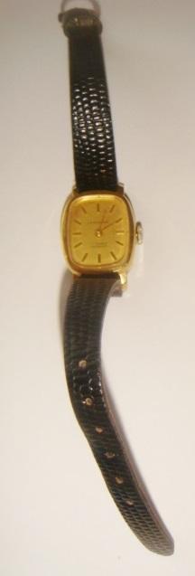Часы швейцарские бронза позолота La Marque 1950 год.