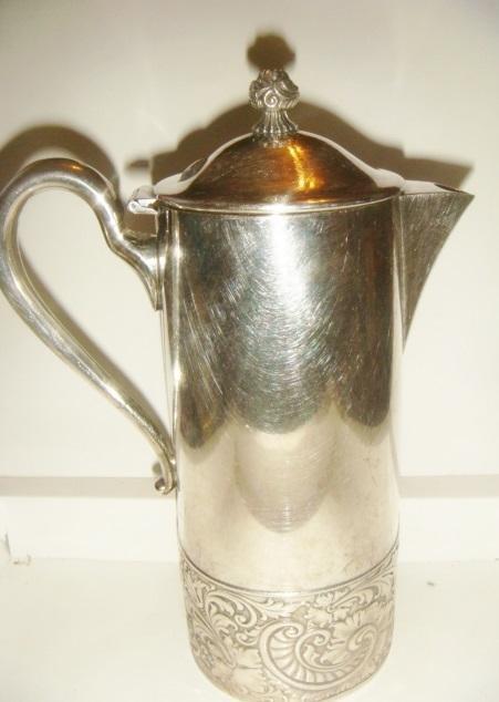 Чайник для шоколада Антикварный серебро