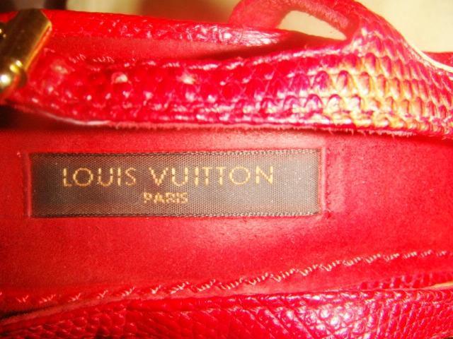 Босоножки Louis Vuitton вишенки 2006 год 6