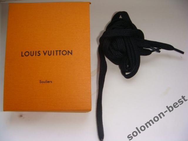 Шнурки для ботинок Louis Vuitton черные