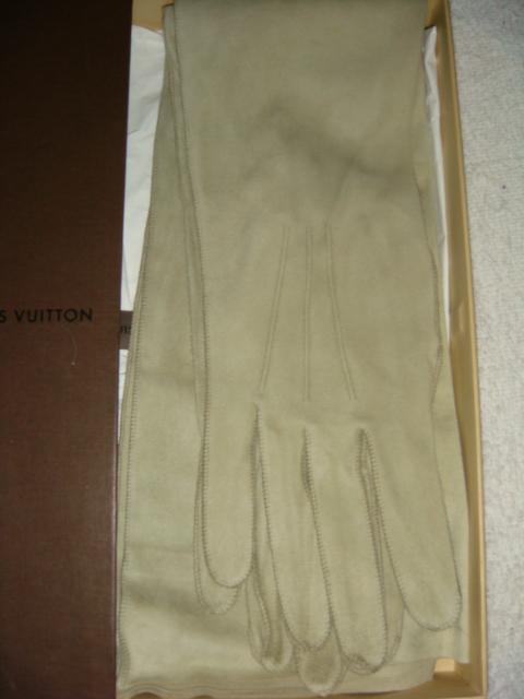 Перчатки женские Louis Vuitton р.8 из кожи теленка 2007 год 1