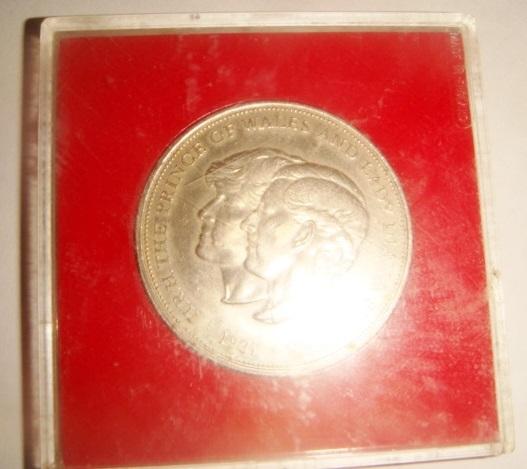 Монета свадьба Принцессы Дианы 1981 год 1