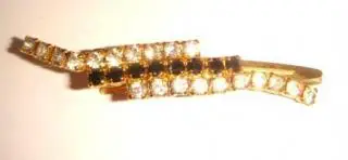 Заколка для галстука Япония со стразами винтаж 60х