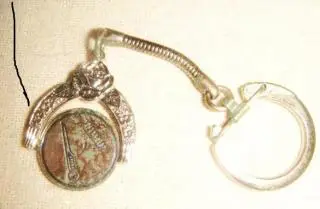 Брелок мельхиор винтаж 1990х годов