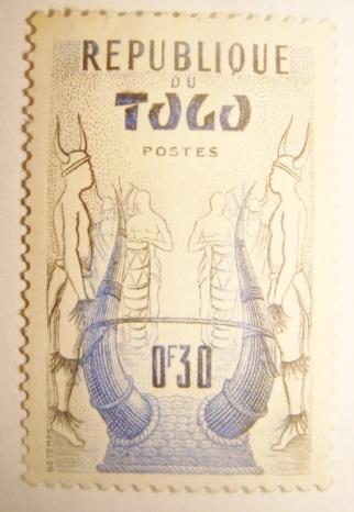 Марка Французская колония Африка Того 1950 1