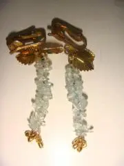 Серьги виноградные гроздья винтаж 1960х годов